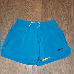 Bundle 3/$50. Nike Women's Turquoise and Yellow Athletic Shorts